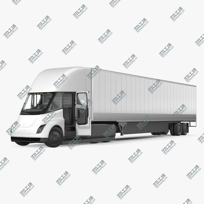 images/goods_img/202105073/3D Tesla Semi Truck with Trailer Rigged/1.jpg